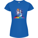 Mystical Panda Bear Unicorn Cat and Shark Womens Petite Cut T-Shirt