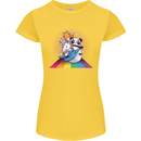 Mystical Panda Bear Unicorn Cat and Shark Womens Petite Cut T-Shirt