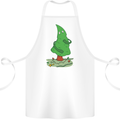 Naked Christmas Tree Funny Rude Xmas Naturist Cotton Apron 100% Organic White