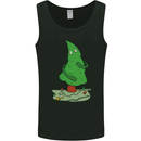Naked Christmas Tree Funny Rude Xmas Naturist Mens Vest Tank Top Black