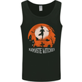 Namaste Witches Funny Halloween Yoga Mens Vest Tank Top Black