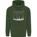 Narwars Narwhal Parody Whale Childrens Kids Hoodie Forest Green