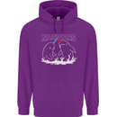 Narwars Narwhal Parody Whale Childrens Kids Hoodie Purple