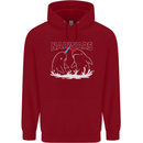 Narwars Narwhal Parody Whale Childrens Kids Hoodie Red