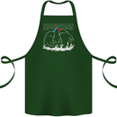 Narwars Narwhal Parody Whale Cotton Apron 100% Organic Forest Green