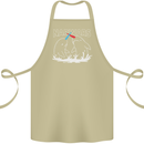 Narwars Narwhal Parody Whale Cotton Apron 100% Organic Khaki