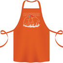 Narwars Narwhal Parody Whale Cotton Apron 100% Organic Orange