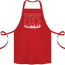 Narwars Narwhal Parody Whale Cotton Apron 100% Organic Red
