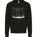 Narwars Narwhal Parody Whale Kids Sweatshirt Jumper Black