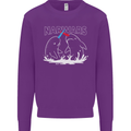 Narwars Narwhal Parody Whale Kids Sweatshirt Jumper Purple