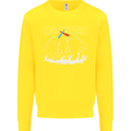 Narwars Narwhal Parody Whale Kids Sweatshirt Jumper Yellow