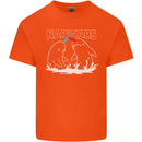 Narwars Narwhal Parody Whale Kids T-Shirt Childrens Orange