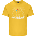 Narwars Narwhal Parody Whale Kids T-Shirt Childrens Yellow