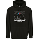 Narwars Narwhal Parody Whale Mens 80% Cotton Hoodie Black