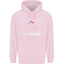 Narwars Narwhal Parody Whale Mens 80% Cotton Hoodie Light Pink