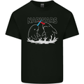 Narwars Narwhal Parody Whale Mens Cotton T-Shirt Tee Top Black