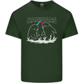 Narwars Narwhal Parody Whale Mens Cotton T-Shirt Tee Top Forest Green