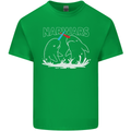 Narwars Narwhal Parody Whale Mens Cotton T-Shirt Tee Top Irish Green