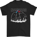 Narwars Narwhal Parody Whale Mens T-Shirt 100% Cotton Black