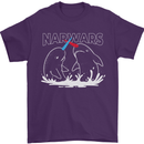 Narwars Narwhal Parody Whale Mens T-Shirt 100% Cotton Purple