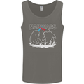 Narwars Narwhal Parody Whale Mens Vest Tank Top Charcoal