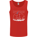 Narwars Narwhal Parody Whale Mens Vest Tank Top Red