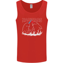 Narwars Narwhal Parody Whale Mens Vest Tank Top Red