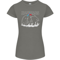 Narwars Narwhal Parody Whale Womens Petite Cut T-Shirt Charcoal
