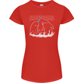 Narwars Narwhal Parody Whale Womens Petite Cut T-Shirt Red