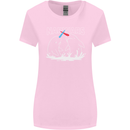 Narwars Narwhal Parody Whale Womens Wider Cut T-Shirt Light Pink