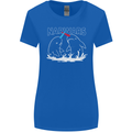 Narwars Narwhal Parody Whale Womens Wider Cut T-Shirt Royal Blue