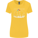 Narwars Narwhal Parody Whale Womens Wider Cut T-Shirt Yellow