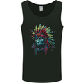 Native American Demon Indian Biker Mens Vest Tank Top Black
