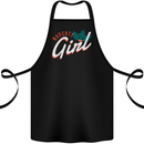 Naughty Girl Funny Christmas Xmas Cotton Apron 100% Organic Black