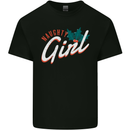 Naughty Girl Funny Christmas Xmas Kids T-Shirt Childrens Black