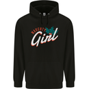 Naughty Girl Funny Christmas Xmas Mens 80% Cotton Hoodie Black