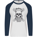 Machinist I Have Tolerance Issues Mens L/S Baseball T-Shirt White/Navy Blue