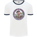 King Airborne Mens Ringer T-Shirt White/Navy Blue