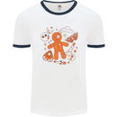 Voodoo Doll Elements Black Magic Mens Ringer T-Shirt White/Navy Blue