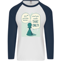 Chess Moves Funny Mens L/S Baseball T-Shirt White/Navy Blue