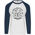 Oktoberfest Its Beer Season Mens L/S Baseball T-Shirt White/Navy Blue