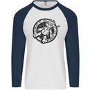Thinking of You Voodoo Doll Mens L/S Baseball T-Shirt White/Navy Blue
