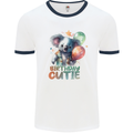 Birthday Cutie Koala 3rd 4th 5th 6th 7th 8th Mens Ringer T-Shirt White/Navy Blue