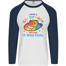 LGBT Gay Pride Cowboy Awareness Day Mens L/S Baseball T-Shirt White/Navy Blue