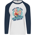 Grandpas are Cooler Grandparents Day Mens L/S Baseball T-Shirt White/Navy Blue