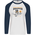 Funny Socket Mechanic DIY Tradesman Tools Mens L/S Baseball T-Shirt White/Navy Blue