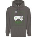 Never Forget Retro Games Console Gamer Gaming Mens 80% Cotton Hoodie Charcoal