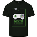 Never Forget Retro Games Console Gamer Gaming Mens Cotton T-Shirt Tee Top Black