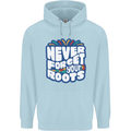 Never Forget Your Roots Africa Juneteenth Childrens Kids Hoodie Light Blue