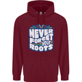Never Forget Your Roots Africa Juneteenth Childrens Kids Hoodie Maroon